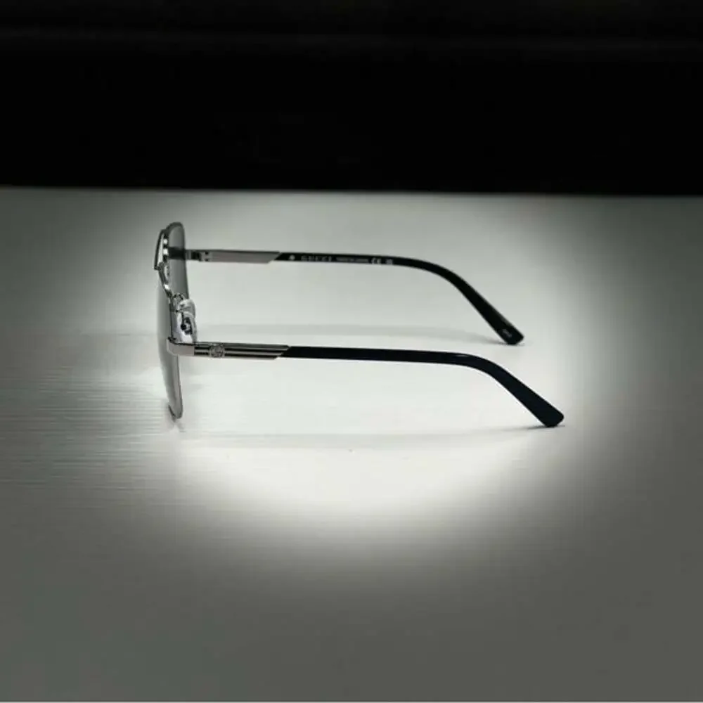Men’s Gucci Metallic Gray Sunglasses